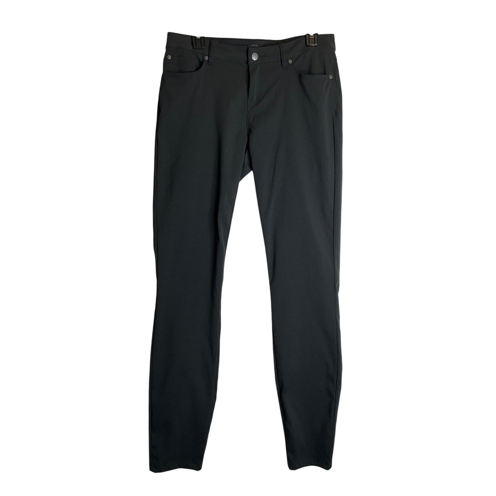 Prana Black Hiking Pants Stretch Lightweight Camping Summer Casual Hiking 10